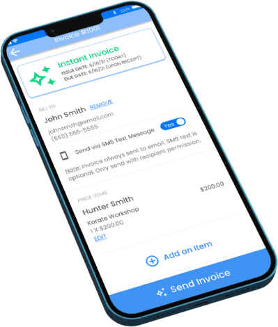 Finli Mobile Invoice Page